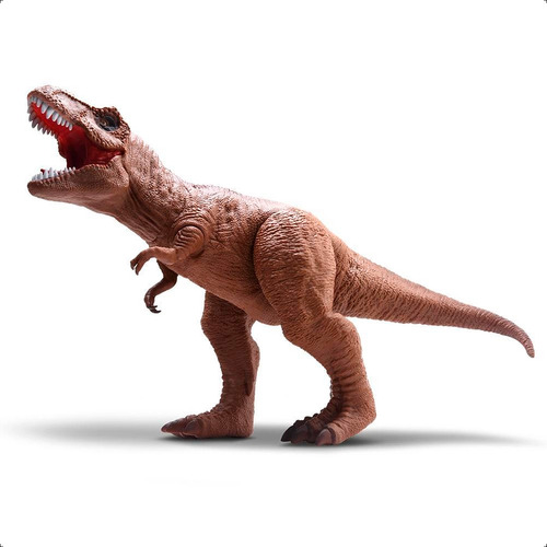 Boneco Dinossauro De Vinil Gigante Dinopark Invencible Rex