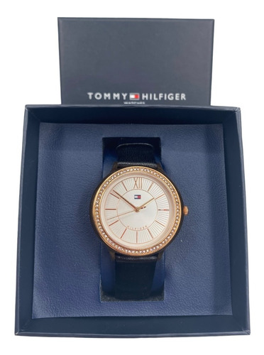 Hermoso Reloj Correa Cuero Tommy Hilfiger Para Dama Original