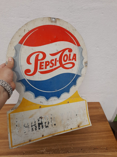 Antiguo Cartel Pepsi Cola 