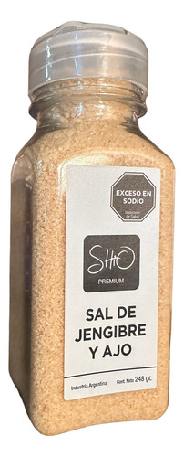 Sal De Jengibre Y Ajo Shio Gourmet 200g Vegan Kosher - Dw