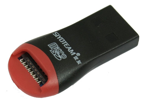 Molde Carcasa Plastico Negro Rojo Usb 2.0 Micro Sd Modelo: