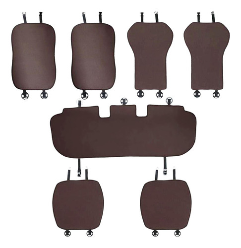 Protectores De Asiento De Coche 2 Respaldos Delanteros Café