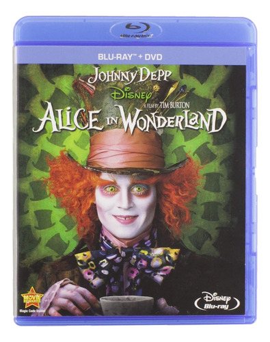  Pelicula Blu-ray  Alice In Wonderland  Johnny Depp   2 Disc