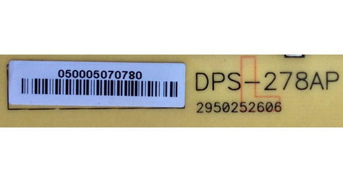 Fuente Vizio 0500-0507-0780 / 050005070780 / Dps-278ap A (Usado)