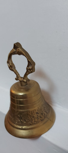 Antigua Campana De Bronce 13cm Altura (Usado)