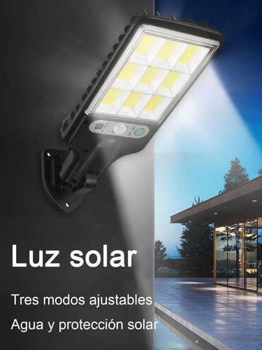 Luz Solar Mazorca Al Aire Libre Super Brillante Lám 3 Modos