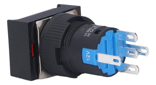 Pulsador Momentáneo Rectangular De 12 V Con Cierre Automátic