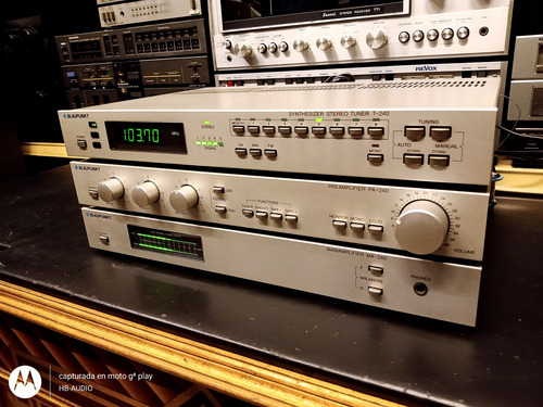 Sintoamplificador 3 Módulos Blaupunkt T+pa+ma-240 Hbaudio Aluminio