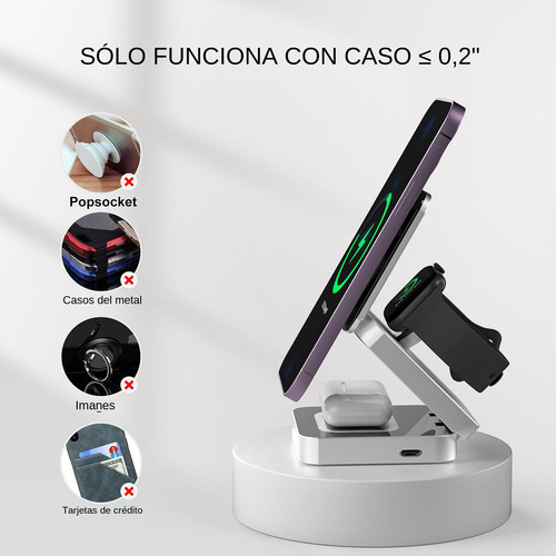 Cargador Magnético Inalámbrico Para iPhone 12 Pro Max 12min