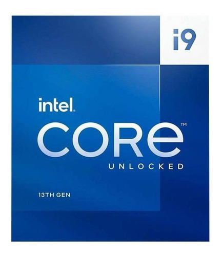 Processador gamer Intel Core i9-13900K BX8071513900K  de 24 núcleos e  5.8GHz de frequência com gráfica integrada