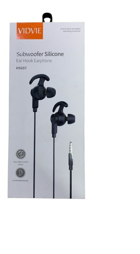 Audifonos Vidvie Subwoofer Silicone Ear-hook Earphone