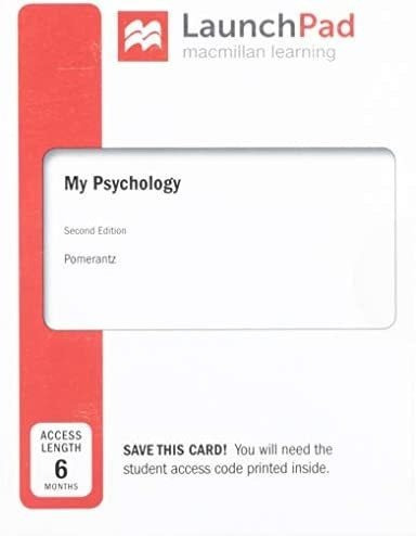 Libro:  Launchpad For My Psychology (six-month Access)