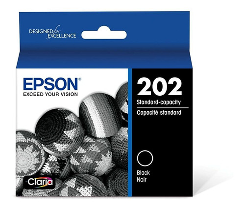 Cartucho De Tinta Epson T202 Capacidad Estándar - Negro