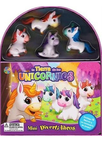 Mini Divertilibros tierra De Los Unicorn De Phidal Publishing Inc Editorial Phidal En Español
