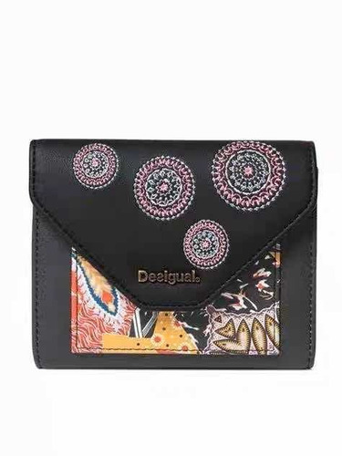 Cartera Desigual Negra Mujer Colores Grande