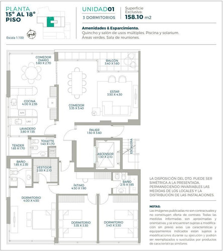Departamento Premium En Venta De 3 Dormitorio En Rosario