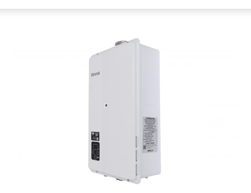 Aquecedor A Gás Rinnai E27 27lts Gn Branco + Modulo Wi Fi