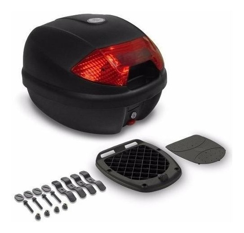 Baul Kappa Trasero Superior Porta Casco 30 Lts Con Base