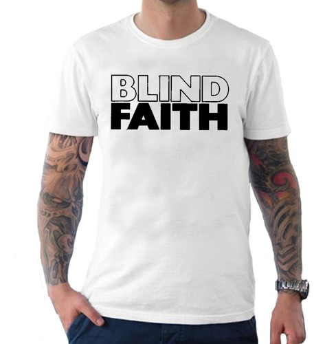 Promoção - Camiseta Masculina Blind Faith - 100% Algodão