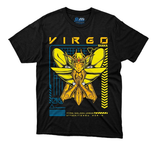 Playera Caballeros Del Zodiaco Saint Seiya Virgo Shaka Dorad