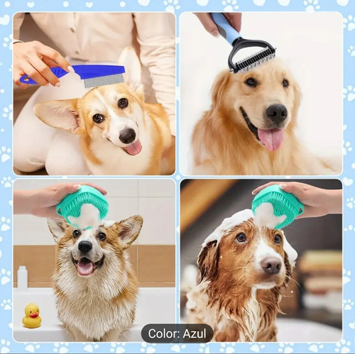 Set De Cepillos Para Todo Tipo De Mascota, Cualquier Pelaje!