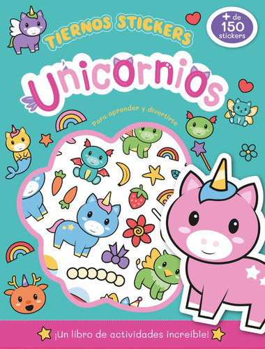 Tiernos Stickers - Unicornios - Original - Editorial V&r