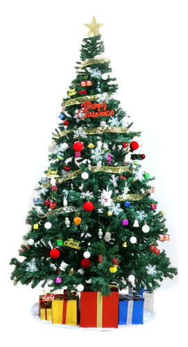 Arbol De Navidad Premium - Pino Artificial Con Soporte De Me