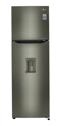 Imagen 1 de 5 de Heladera inverter no frost LG GT29WPPX platinum silver con freezer 250L