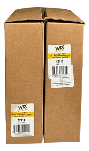 2 New Wix Filters 42111 / 542111 Premium Air Filters Nos Bbz