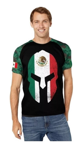 Hombre Y Mujer Playera México Escudo Ropa Animal Camisa