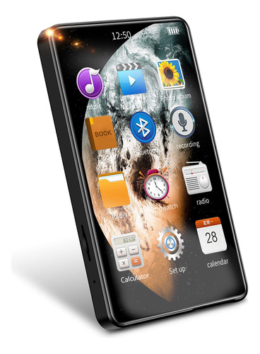 Reproductor Mp3 Portátil Bluetooth De Pantalla Completa De 4