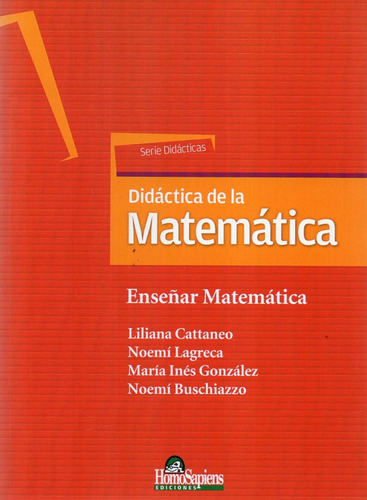 Didáctica De La Matemática Liliana Cattaneo (hs)