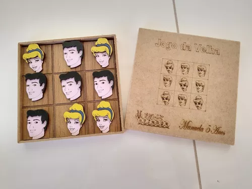 30 Jogos Da Velha Mdf Personalizados Lembrancinha Temas