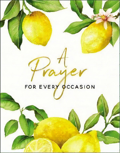 A Prayer For Every Occasion, De Carrie Marrs. Editorial Zondervan, Tapa Dura En Inglés