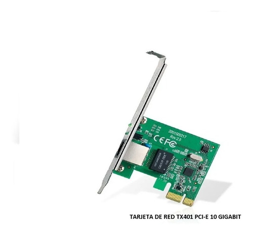 Tarjeta De Red Tx401 Pci-e 10 Gigabit