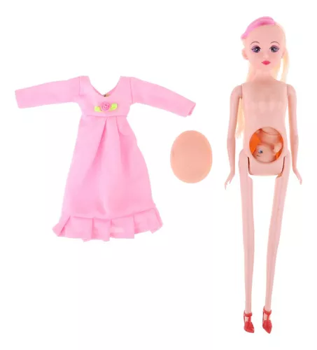Barbie 🤰, BARBIE GRÁVIDA 🤰 Está grávida e tem um bebê na barriga, que  também pode ser tirado da barriga. Vem com cadeira e acessórios 🏍️Fazemos  entrega a partir, By Bia Presentes