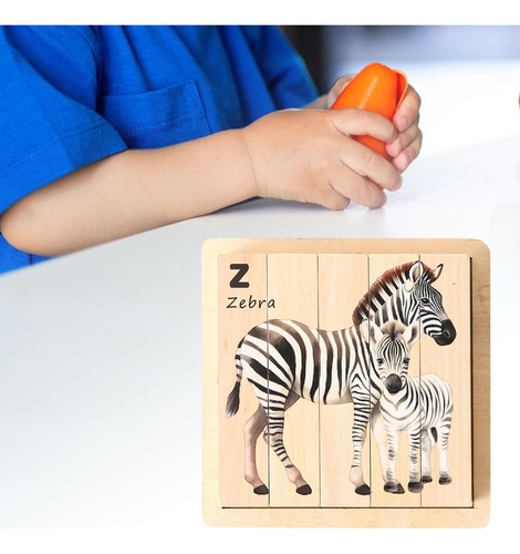 Rompecabezas De Madera Para Niños, Creativo, Rompecabezas