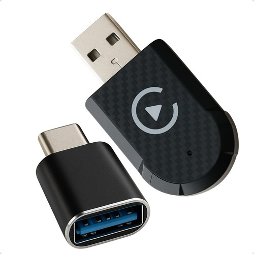 Adaptador Carplay E Android Auto Sem Fio 2 Em 1 Wireless Usb