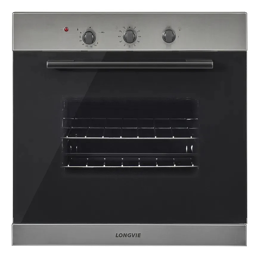 Horno A Gas Longvie H1900xf Con Grill Eléctrico De Empotrar Color Acero inoxidable