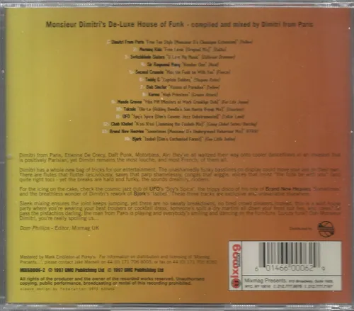 Monsieur Dimitri's From Paris De Luxe House Of Funk - Cd Usa (Usado)