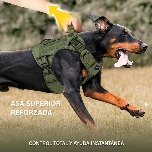 Chaleco Reforzado Perros Arnés Táctico Pretal Regulable