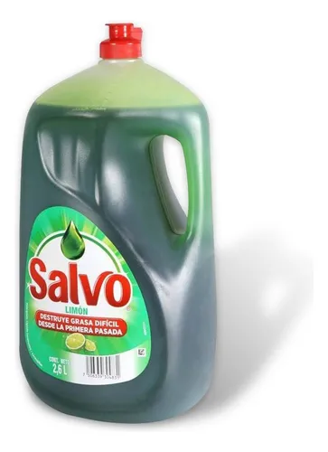comprar Botella Grande Lavatrastes Salvo Limón Líquido 2.6l