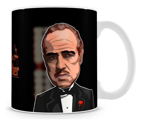 Caneca Poderoso Chefão Vito Corleone Desenho Ii