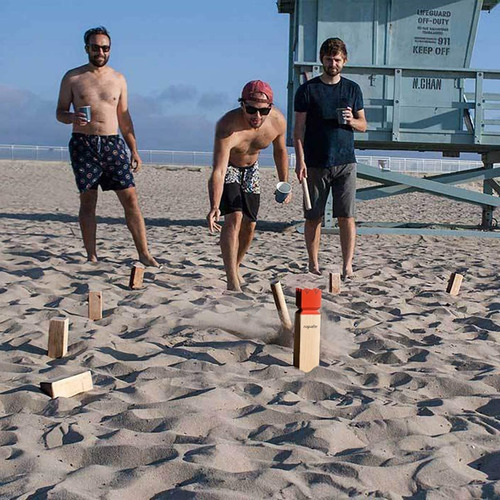 Imagen 2 de 6 de Ropoda Kubb Juego Premium Juego Para Patio / Exterior / C