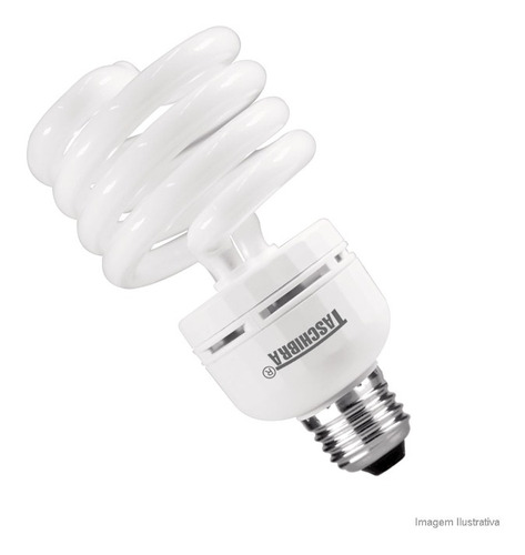 Lâmpada Eletrônica Espiral 127v 32w 6400k Taschibra