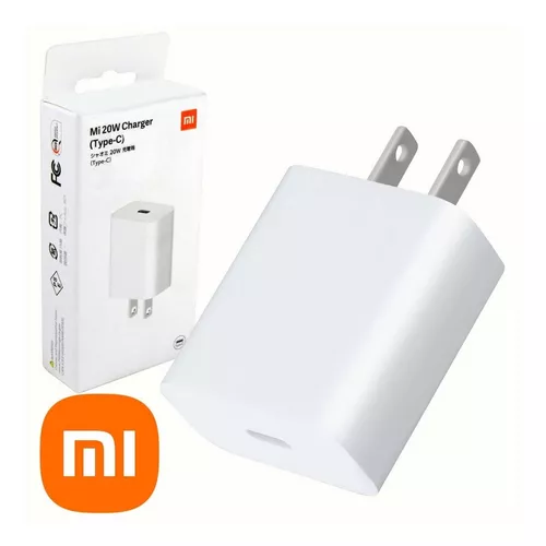 Cargador Xiaomi Mi Cargador 20W Tipo- C