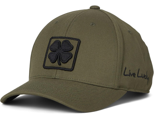 Sombrero Ajustable En Caja Estándar De La Suerte 5, Sombrero Sombrero Verde Bosque/trébol Negro 3d Talla Única