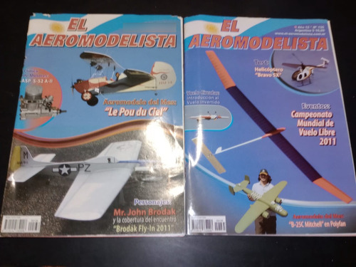 Pack 2 Ejemplares Revista El Aeromodelista Num 135 Y 136