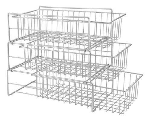 Organizador Con Canastas Deslizantes Para Alacena