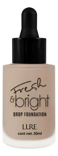 Base de maquillaje líquida Lure Base maquillaje Fresh and Bright Foundation Fresh and bright tono sun beige - 30mL 99g